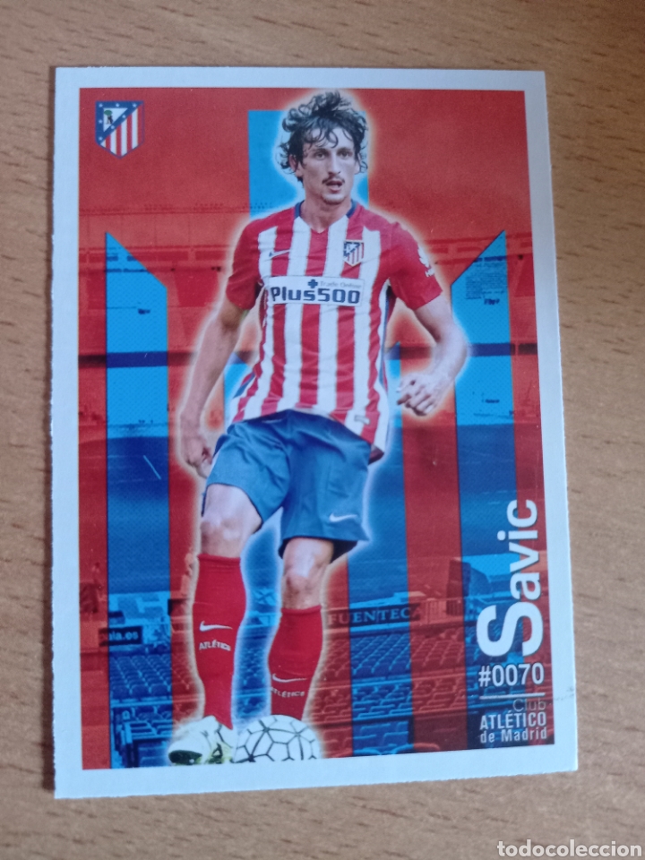 Fu&szlig;ball-Sticker: Mundicromo las fichas de la liga 2016 70 Savic Atl&eacute;tico de Madrid
