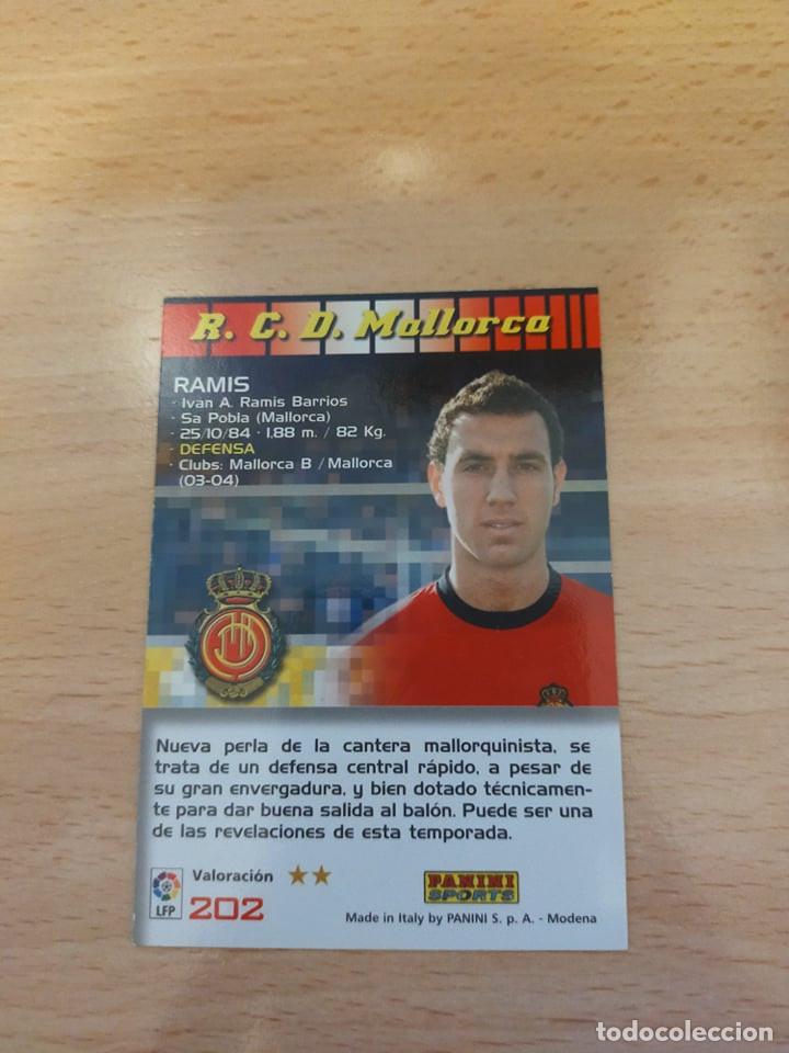 Cromos de f&uacute;tbol: Megacracks 2004/05. Ramis. Mallorca. - Foto 2