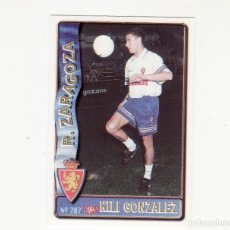 Cartes à collectionner de Football: MUNDICROMO 1996/1997 207 KILI GONZALEZ ZARAGOZA. Lote 306573598