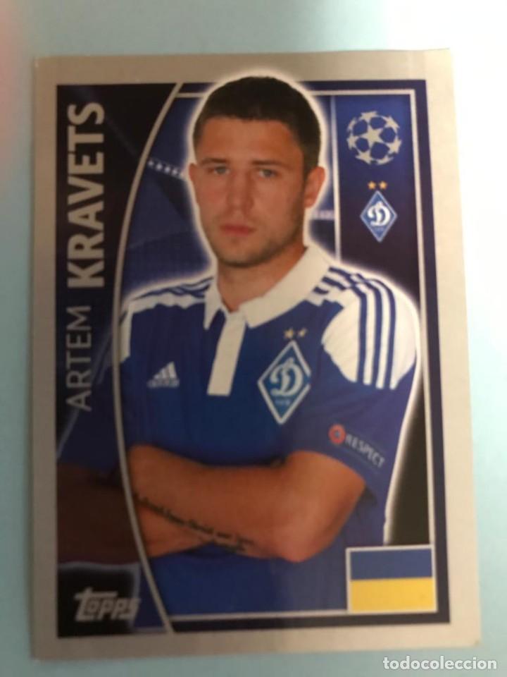 Cromos de Futebol: 490 KRAVETS DYNAMO KYIV KIEV CROMO STICKER F&Uacute;TBOL TOPPS UEFA CHAMPIONS LEAGUE 2015-2016 15-16