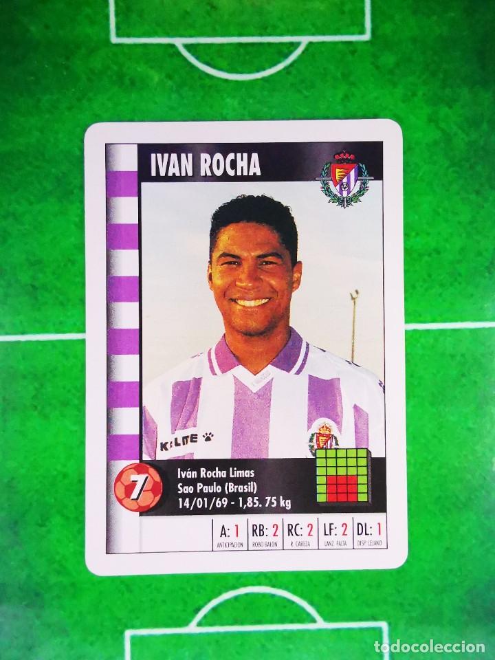 Fu&szlig;ball-Sticker: CROMO NAIPE FUTBOL 95 96 LFP DIARIO MARCA SUPER GOL LIGA 1995 1996 SUPERGOL R VALLADOLID IVAN ROCHA