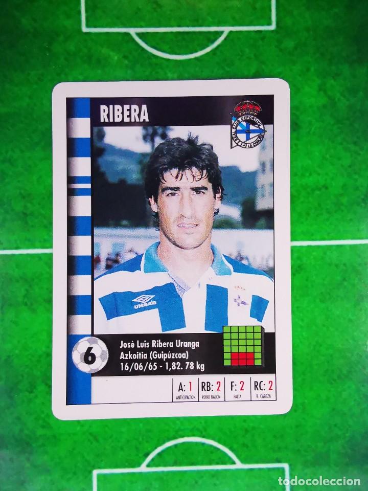Fu&szlig;ball-Sticker: CROMO NAIPE FUTBOL 95 96 LFP DIARIO MARCA SUPER GOL LIGA 1995 1996 SUPERGOL DEPOR CORU&Ntilde;A RIBERA
