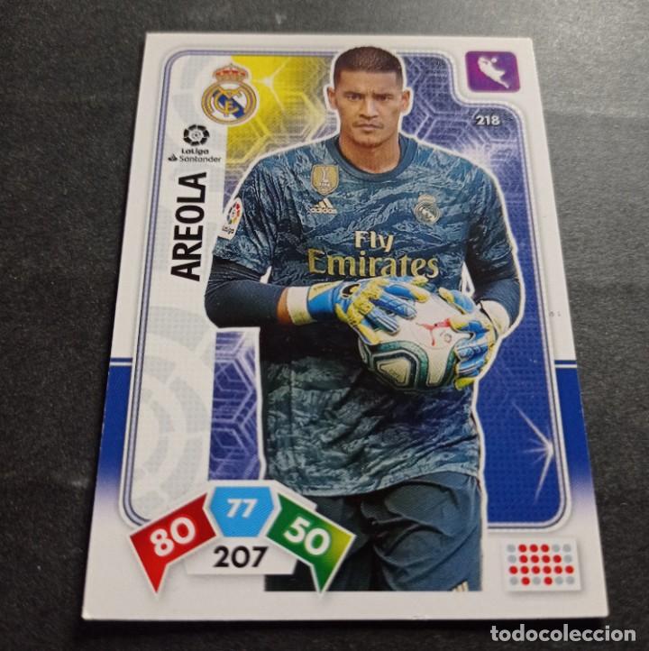 Cromos de F&uacute;tbol: 218 AREOLA PORTERO DEL REAL MADRID..ADRENALYN XL 2019 2020. NUEVO. PANINI 19 20