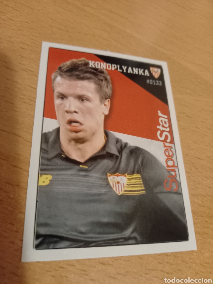 Figurine di Calcio: Mundicromo las fichas de la liga 2016 133 Konoplyanka Sevilla superstar