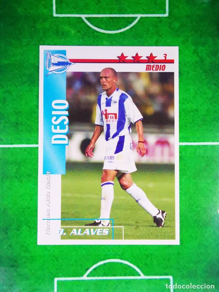 Cromos de f&uacute;tbol: CROMO FUTBOL LFP 02 03 MATCH TOTAL LIGA 2002 2003 MAGIC BOX INT CD ALAVES DESIO