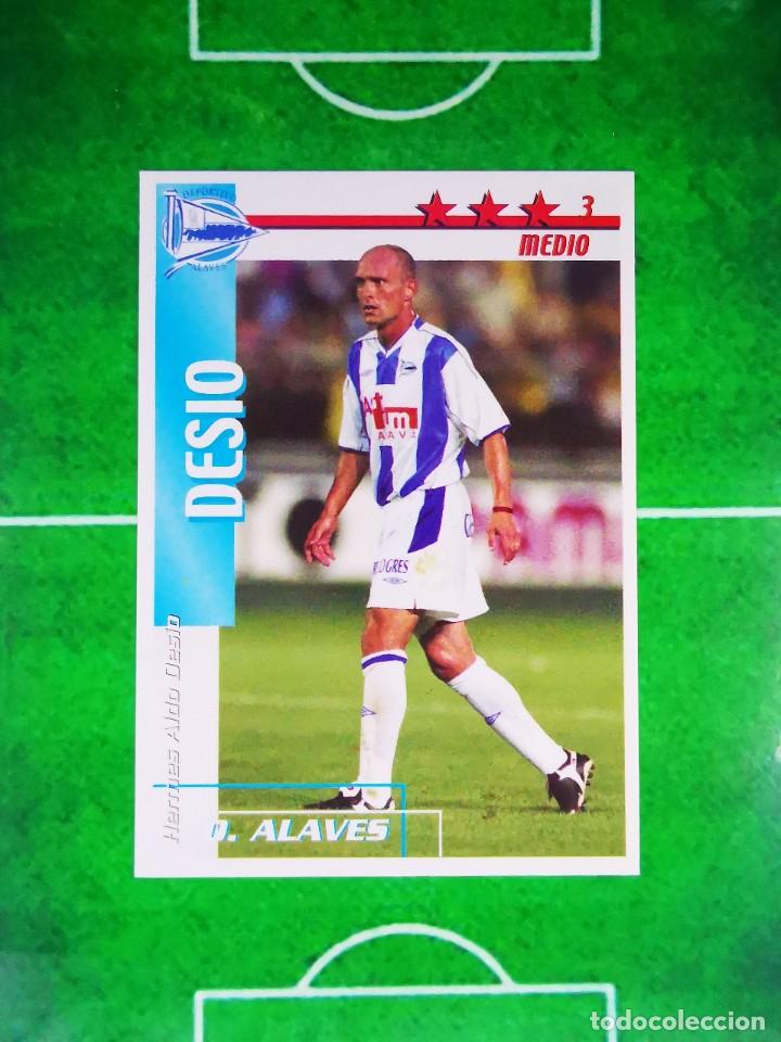 Cromos de f&uacute;tbol: CROMO FUTBOL LFP 02 03 MATCH TOTAL LIGA 2002 2003 MAGIC BOX INT CD ALAVES DESIO