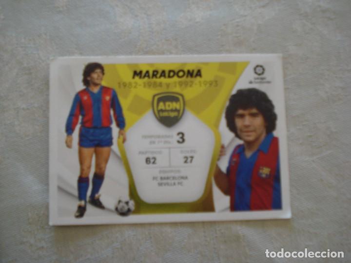 Cromos de F&uacute;tbol: 19 MARADONA ADN LALIGA LIGA ESTE 2021-22 2021 2022 21 22 LALIGA SANTANDER
