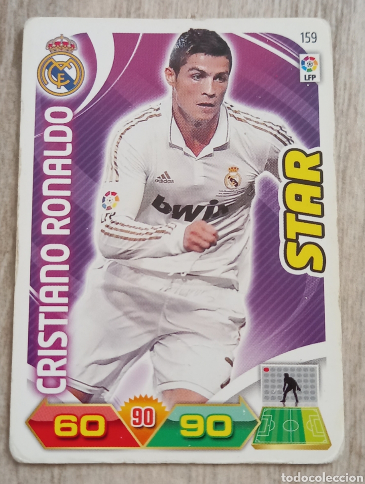 Cromos de f&uacute;tbol: Cristiano Ronaldo star 159 - Foto 1