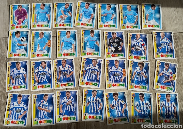 Cromos de F&uacute;tbol: Lote de 282 cromos de la temporada 2012- 2013