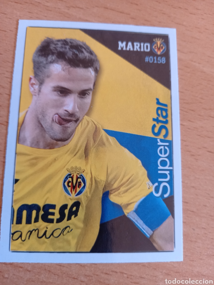 Football Stickers: Mundicromo las fichas de la liga 2016 158 Mario Villarreal superstar