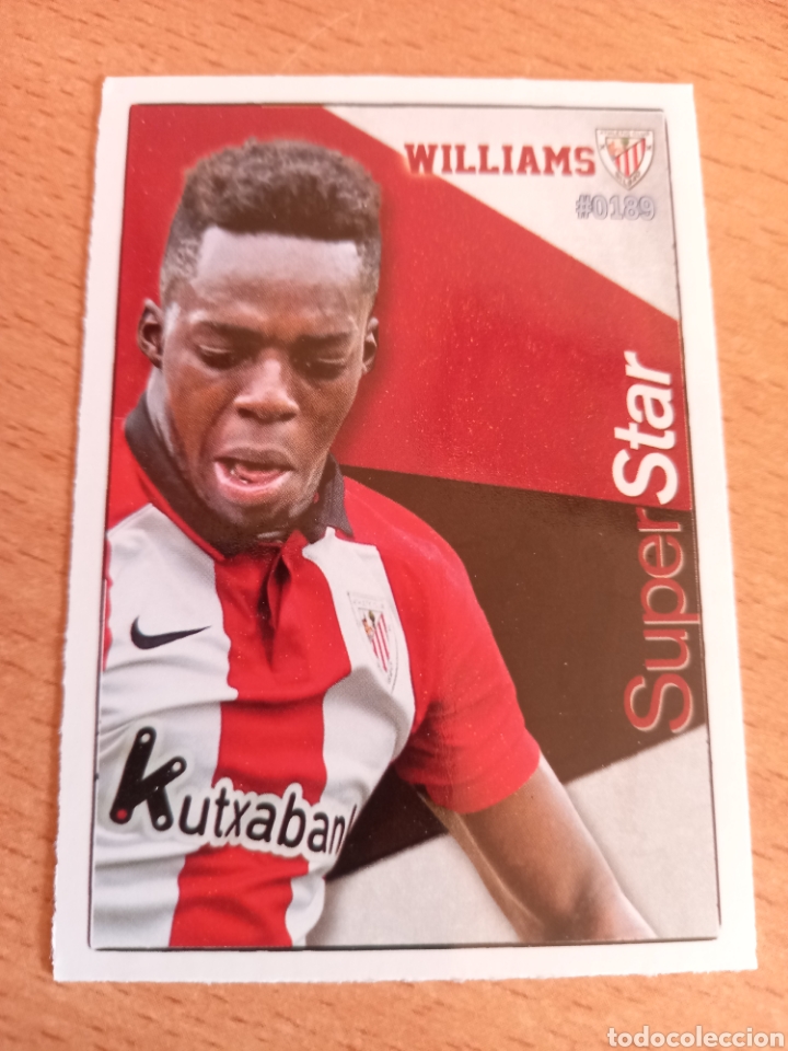 Fu&szlig;ball-Sticker: Mundicromo las fichas de la liga 2016 189 Williams Athletic de Bilbao Superstar