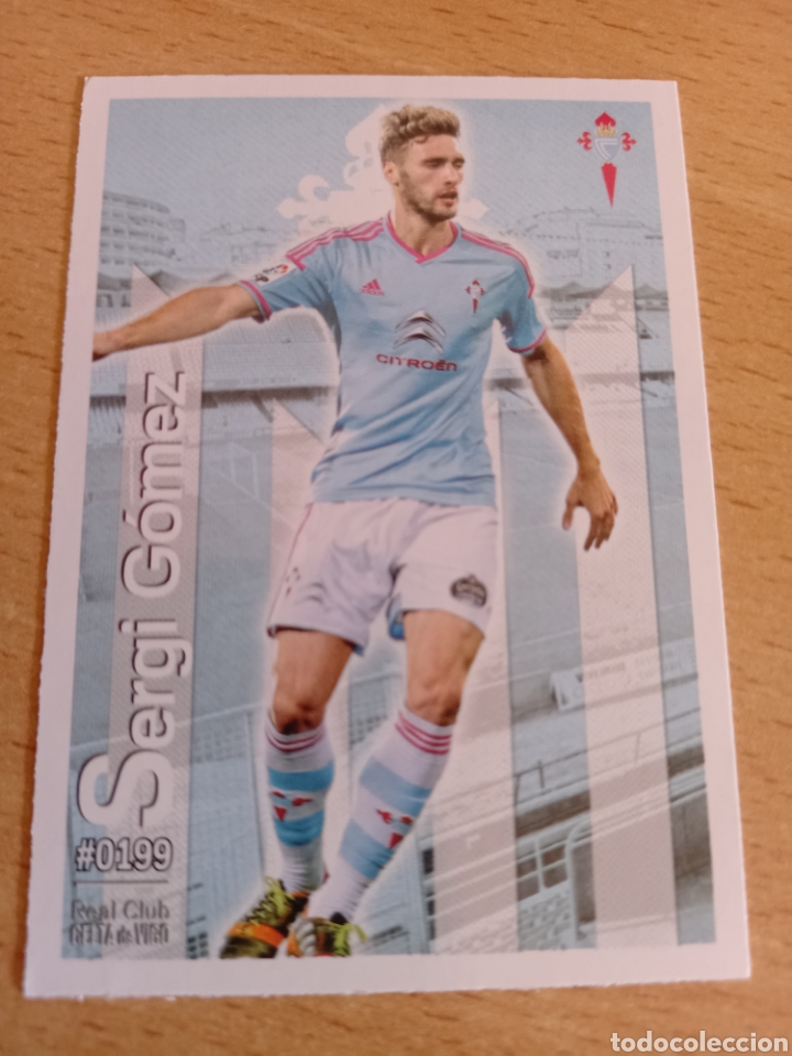 Fu&szlig;ball-Sticker: Mundicromo las fichas de la liga 2016 199 Sergi G&oacute;mez Celta de Vigo