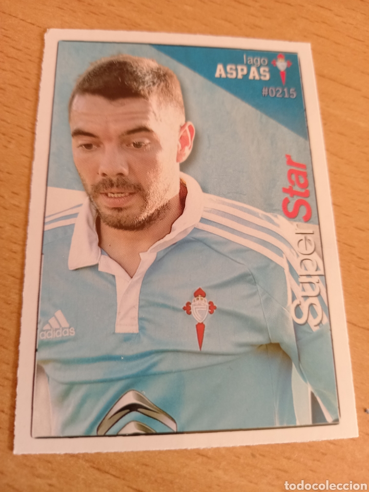 Fu&szlig;ball-Sticker: Mundicromo las fichas de la liga 2016 215 Iago Aspas Celta de Vigo superstar