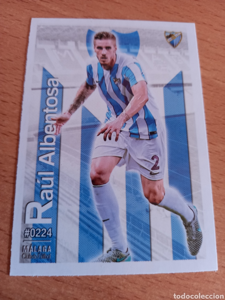 Cromos de Futebol: Mundicromo las fichas de la liga 2016 224 Ra&uacute;l Albentosa M&aacute;laga