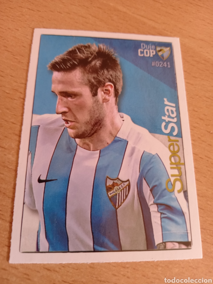 Fu&szlig;ball-Sticker: Mundicromo las fichas de la liga 2016 241 Duje Cop M&aacute;laga superstar