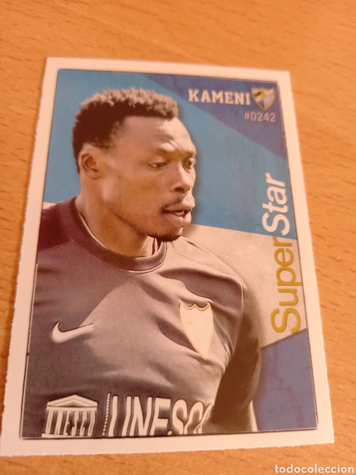 Fu&szlig;ball-Sticker: Mundicromo las fichas de la liga 2016 242 Kameni M&aacute;laga superstar