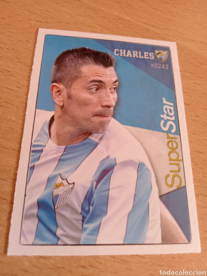 Fu&szlig;ball-Sticker: Mundicromo las fichas de la liga 2016 243 Charles M&aacute;laga superstar