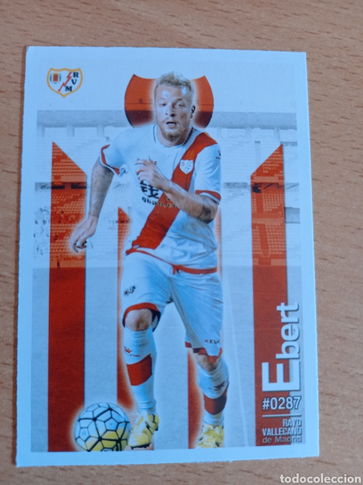 Cromos de Futebol: Mundicromo las fichas de la liga 2016 287 Ebert Rayo Vallecano