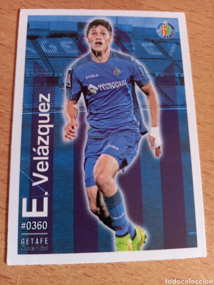 Fu&szlig;ball-Sticker: Mundicromo las fichas de la liga 2016 360 Vel&aacute;zquez Getafe