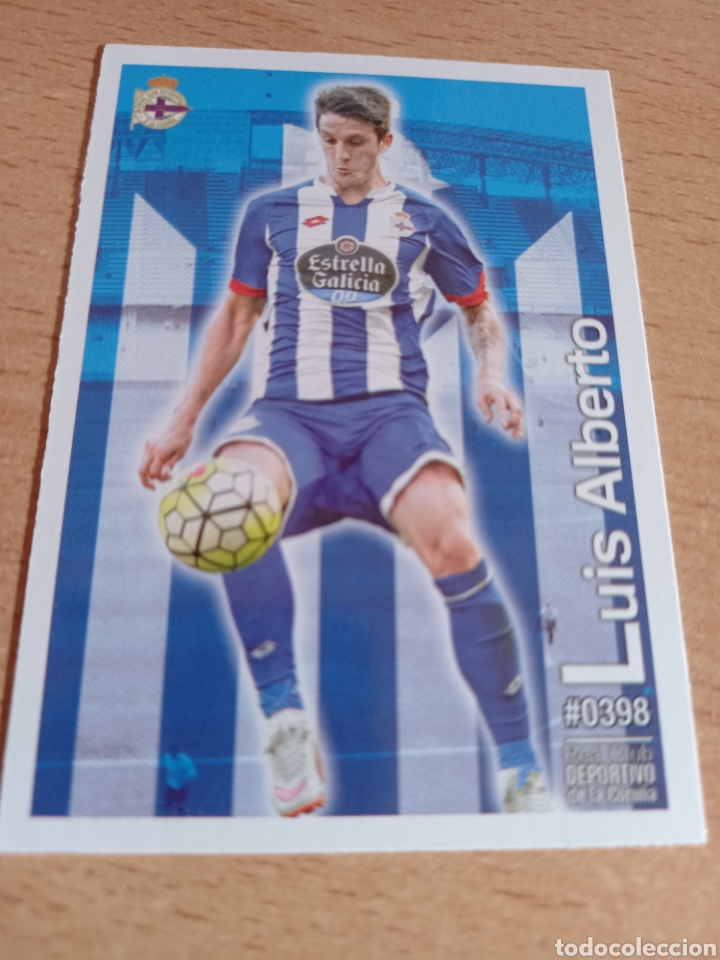 Cartes &agrave; collectionner de Football: Mundicromo las fichas de la liga 2016 398 Luis Alberto Deportivo de la Coru&ntilde;a