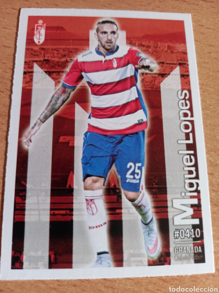 Fu&szlig;ball-Sticker: Mundicromo las fichas de la liga 2016 410 Miguel Lopes Granada