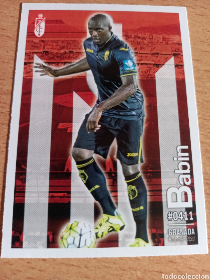 Figurine di Calcio: Mundicromo las fichas de la liga 2016 411 Babin Granada