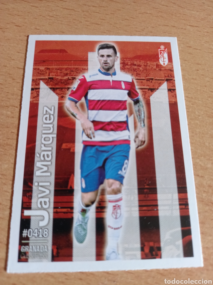 Figurine di Calcio: Mundicromo las fichas de la liga 2016 418 Javi M&aacute;rquez Granada