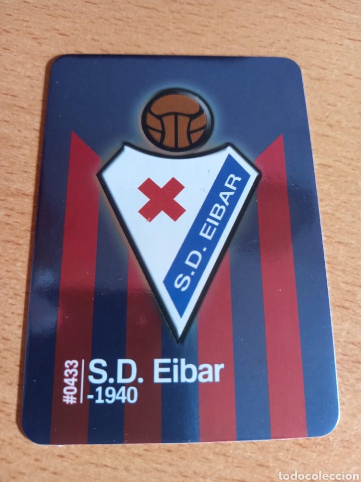 Figurine di Calcio: Mundicromo las fichas de la liga 2016 433 escudo Eibar