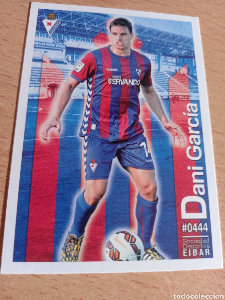 Figurine di Calcio: Mundicromo las fichas de la liga 2016 444 Dani Garc&iacute;a Eibar