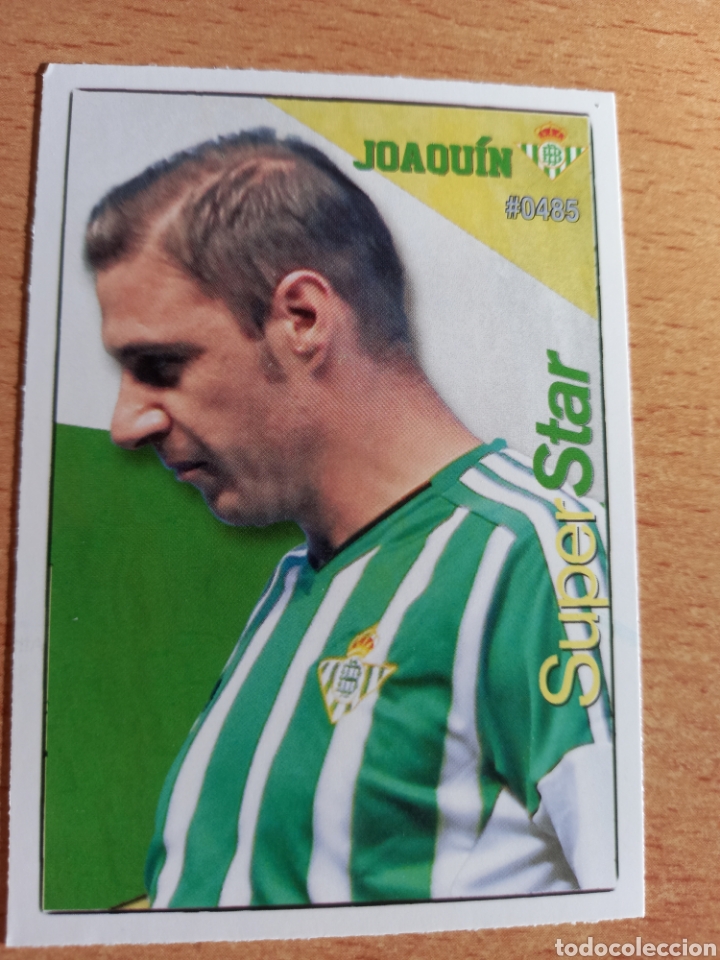 Fu&szlig;ball-Sticker: Mundicromo las fichas de la liga 2016 485 Joaqu&iacute;n Real Betis superstar