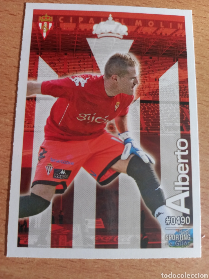 Cromos de f&uacute;tbol: Mundicromo las fichas de la liga 2016 490 Alberto Sporting de Gij&oacute;n