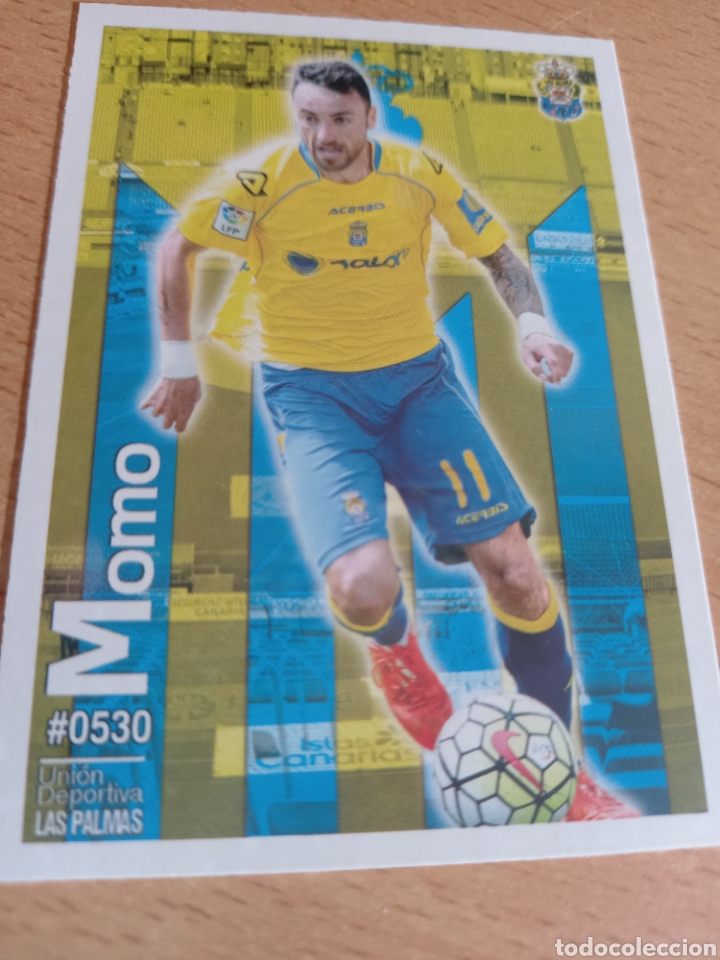 Cromos de f&uacute;tbol: Mundicromo las fichas de la liga 2016 530 Momo Las Palmas
