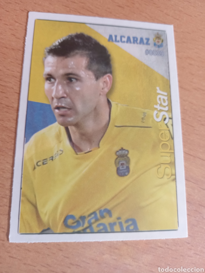 Figurine di Calcio: Mundicromo las fichas de la liga 2016 539 Alcaraz Las Palmas superstar