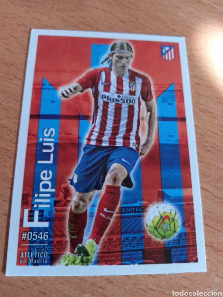 Cromos de f&uacute;tbol: Mundicromo las fichas de la liga 2016 546 Filipe Luis Atl&eacute;tico de Madrid