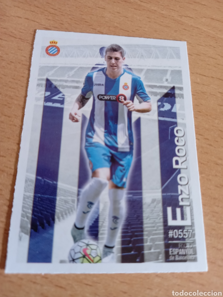 Cromos de Futebol: Mundicromo las fichas de la liga 2016 557 Enzo Rocco Espanyol fichaje