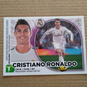 Trading Card de Cristiano Ronaldo Gold Star Brillo Letras Official Quiz Trading Card de Cristiano Ronaldo Gold Star Brillo Letras Official Quiz