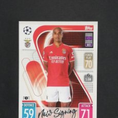 Cartes à collectionner de Football: #SLB4 JOAO MARIO SL BENFICA NEW SIGNING 2021 2022 MATCH ATTAX 21 22 CHAMPIONS TOPPS. Lote 307585198