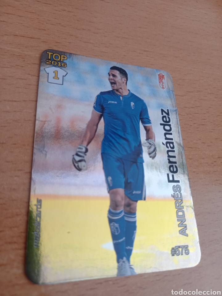Fu&szlig;ball-Sticker: Mundicromo 2016 575 Andr&eacute;s Fern&aacute;ndez Granada top fondo brillante liso