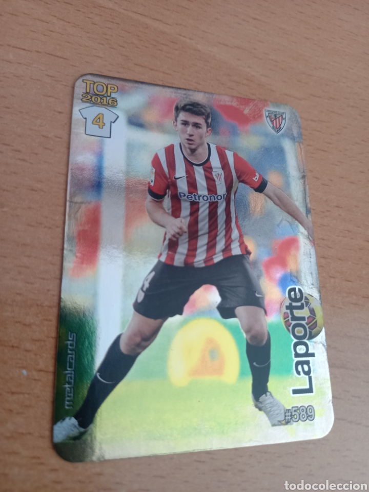 Cromos de f&uacute;tbol: Mundicromo 2016 589 Laporte Athletic de Bilbao top fondo brillante liso