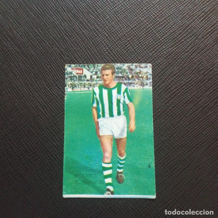 Football Stickers: SUAREZ REAL BETIS FHER 1965 1966 CROMO FUTBOL LIGA 65 66 - DESPEGADO - 4A