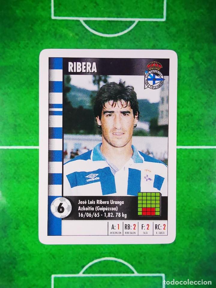 Figurine di Calcio: CROMO NAIPE FUTBOL 95 96 LFP DIARIO MARCA SUPER GOL LIGA 1995 1996 SUPERGOL DEPOR CORU&Ntilde;A RIBERA