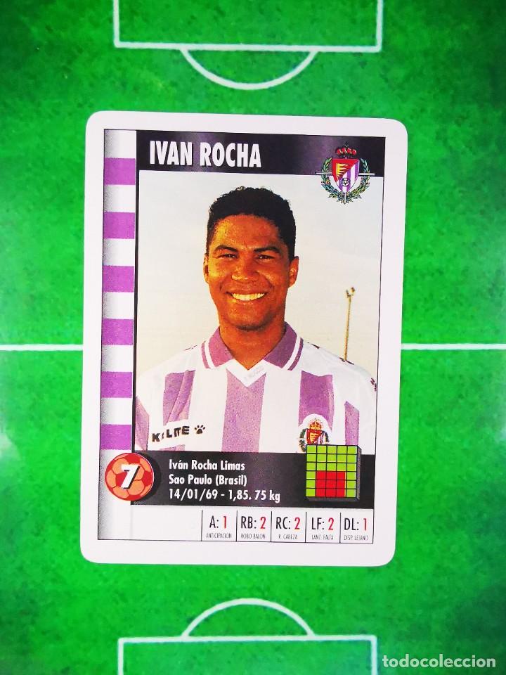 Fu&szlig;ball-Sticker: CROMO NAIPE FUTBOL 95 96 LFP DIARIO MARCA SUPER GOL LIGA 1995 1996 SUPERGOL R VALLADOLID IVAN ROCHA