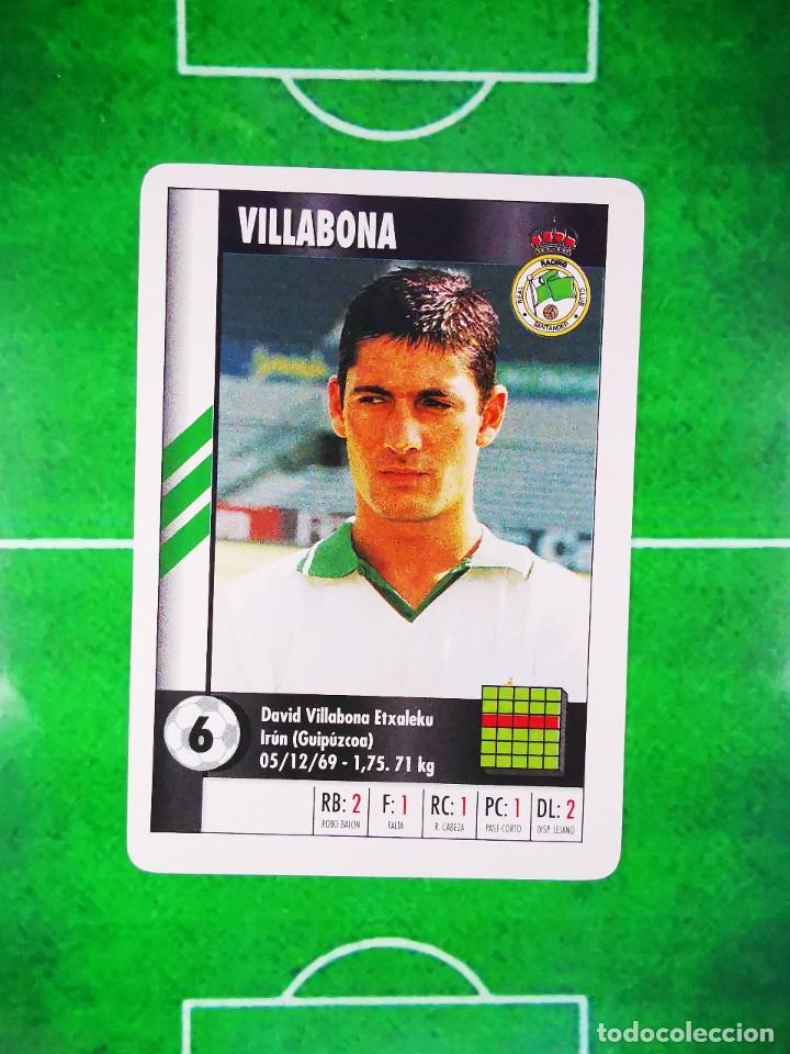 Fu&szlig;ball-Sticker: CROMO NAIPE FUTBOL 95 96 LFP DIARIO MARCA SUPER GOL LIGA 1995 1996 SUPERGOL RACING S VILLABONA