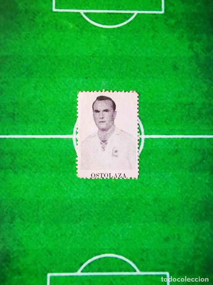 Figurine di Calcio: CROMO SELLO FUTBOL 44 45 CONCURSO LICORES MIRET RESULTADOS TEMPORADA 1944 1945 OSTOLAZA