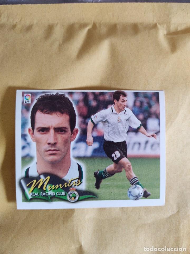 Cromos de f&uacute;tbol: Este 00 01 Racing de Santander Munitis,baja - Foto 1