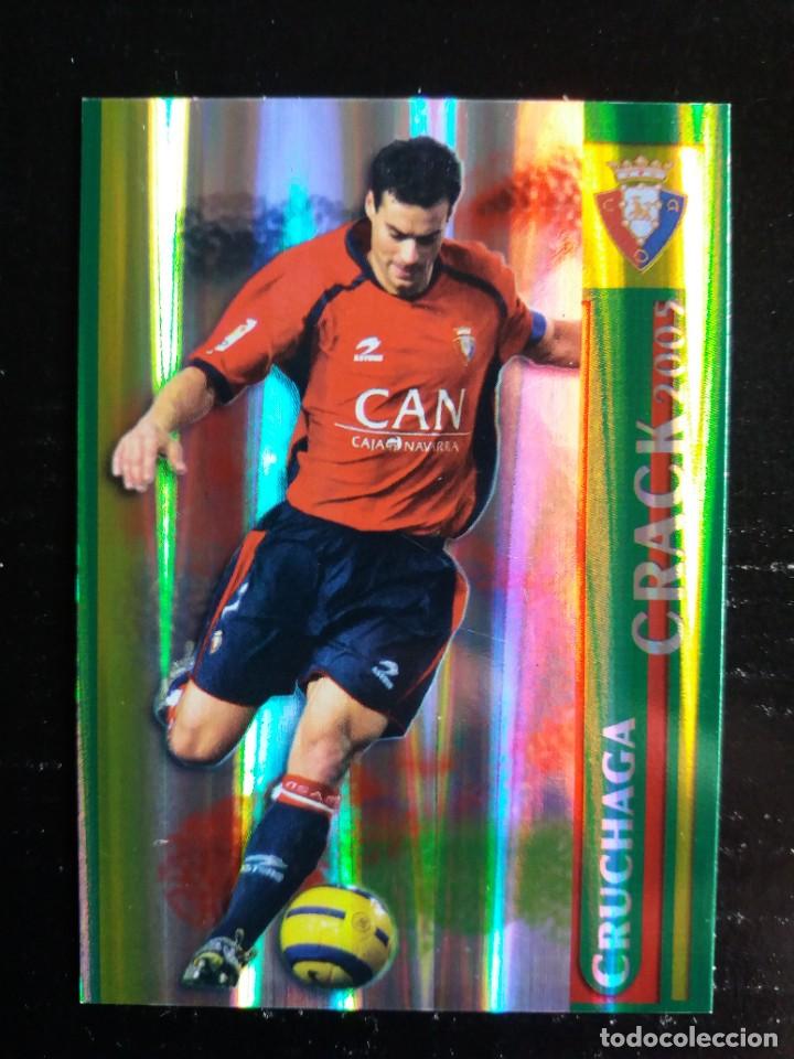 Cartes &agrave; collectionner de Football: 403 CRACK 2005 CRUCHAGA (RAYAS VERTICALES) - AT. OSASUNA - MUNDICROMO 2006