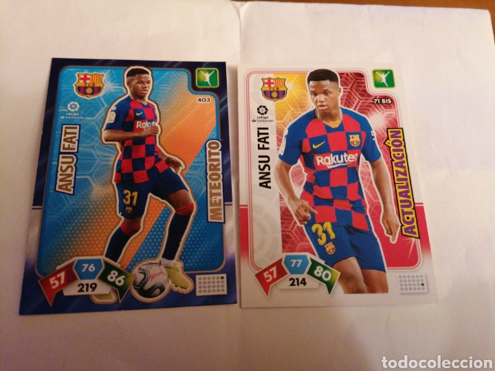 Cromos de f&uacute;tbol: 2 cromos