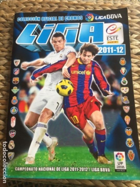 Cromos de f&uacute;tbol: &Aacute;lbum LIGA 2011-12 con 283 cromos pegados. Colecciones Este Panini