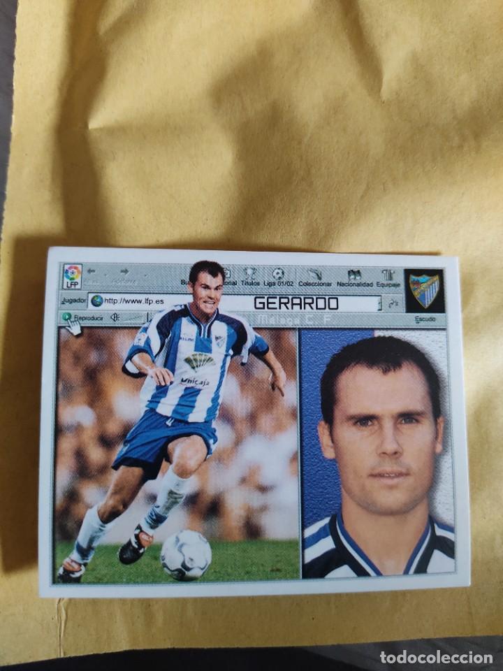 Cromos de f&uacute;tbol: Este 01 02 M&aacute;laga Gerardo - Foto 1