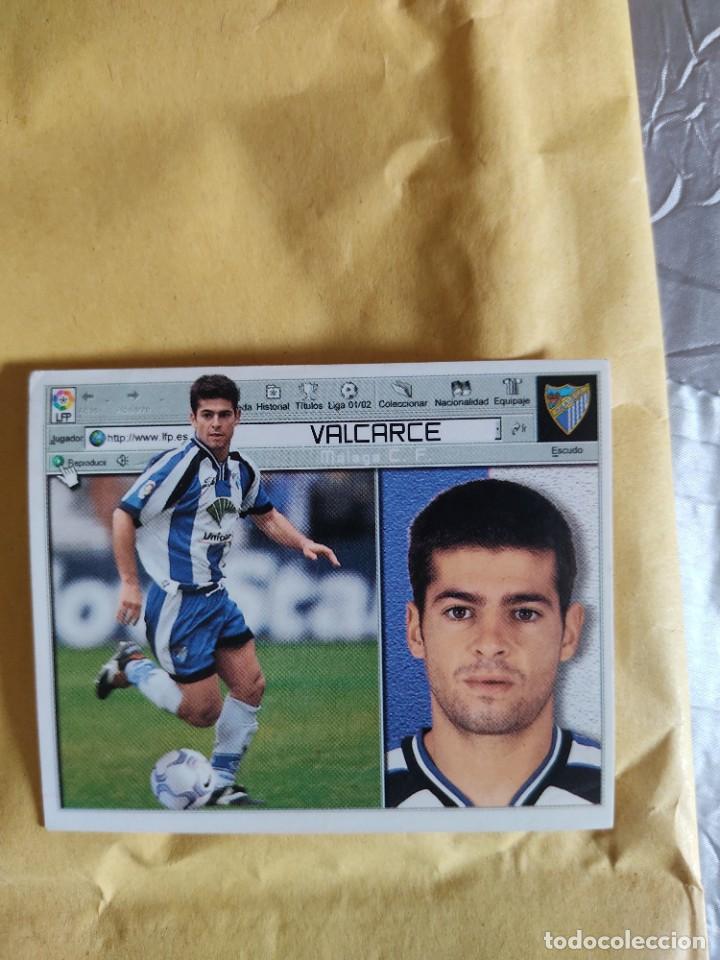 Cromos de f&uacute;tbol: Este 01 02 M&aacute;laga Valcarce - Foto 1
